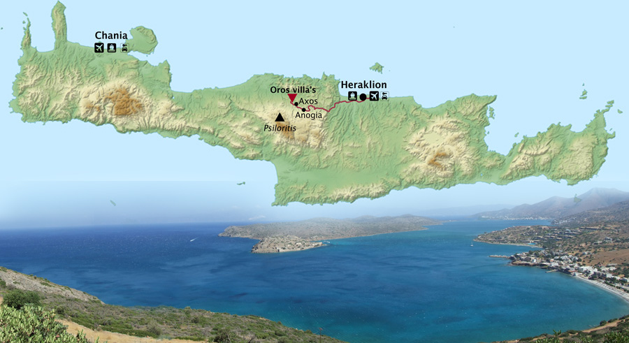 Kaart Kreta